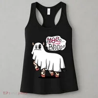 Ghost Cow Boo Funny Women's Tank Top thumb 3