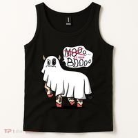 Ghost Cow Boo Funny Tank Top thumb 2