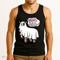 Ghost Cow Boo Funny Tank Top thumb 3