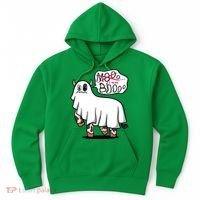 Ghost Cow Boo Funny Hoodie thumb 0