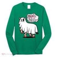 Ghost Cow Boo Funny Long Sleeve Shirt thumb 0