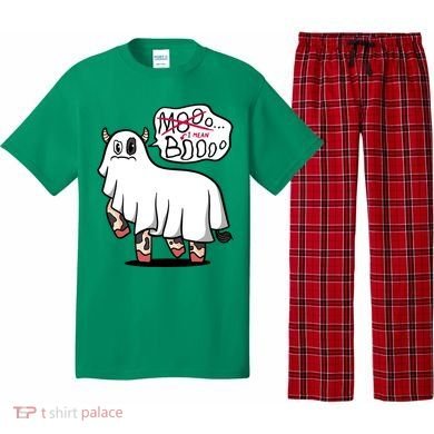 Ghost Cow Boo Funny Pajama Set