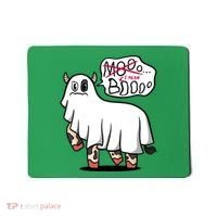 Ghost Cow Boo Funny Mousepad thumb 0