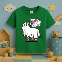 Ghost Cow Boo Funny Toddler T-Shirt thumb 3