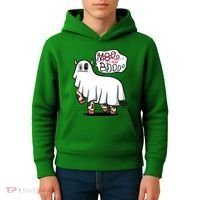 Ghost Cow Boo Funny Kids Hoodie thumb 4