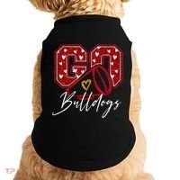 Go Cheer Bulldogs Name Athletic Sports Gift  Doggie Tank thumb 0