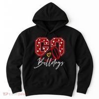Go Cheer Bulldogs Name Athletic Sports Gift  Hoodie thumb 0