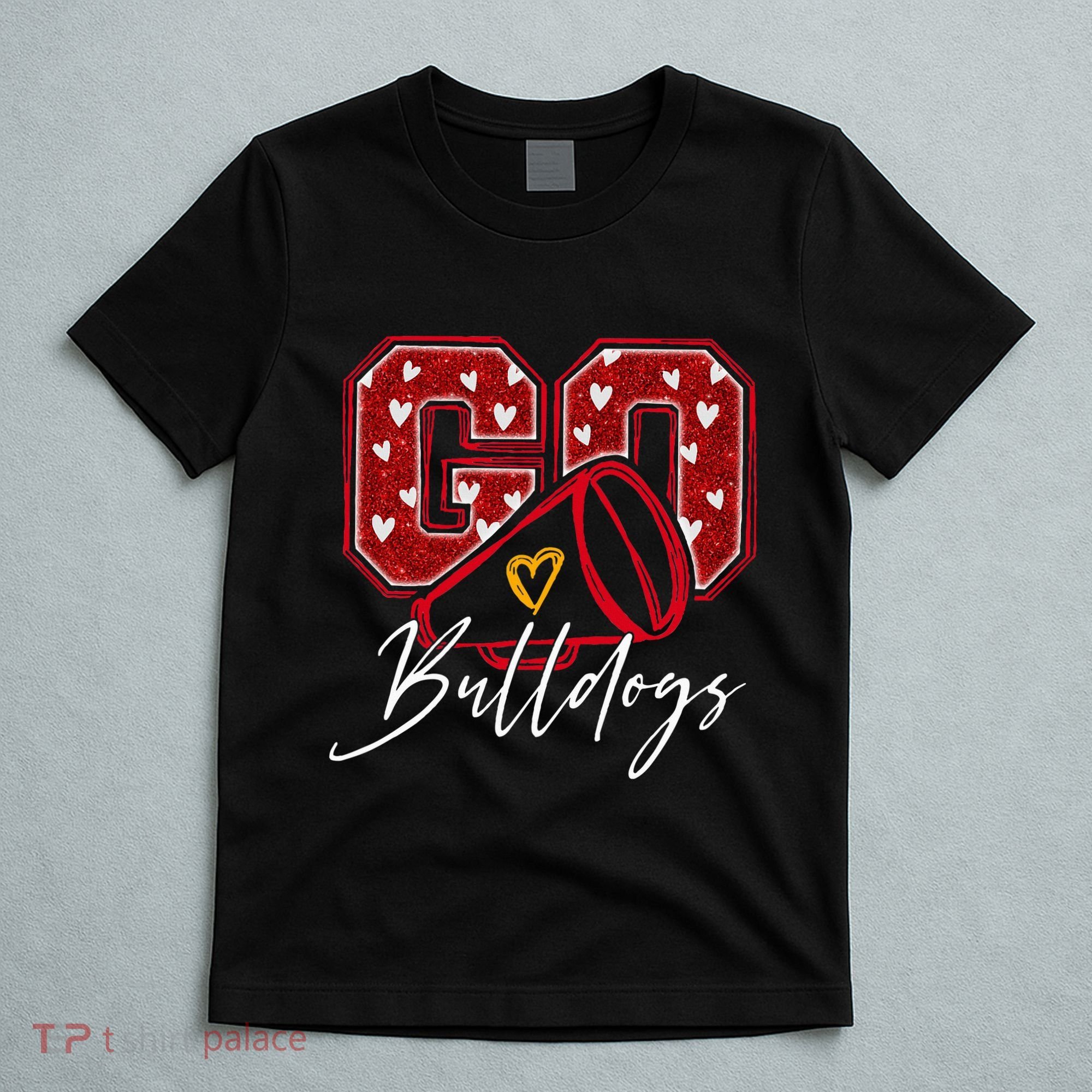 Go Cheer Bulldogs Name Athletic Sports Gift  T-Shirt
