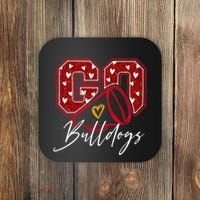 Go Cheer Bulldogs Name Athletic Sports Gift  Coaster thumb 0