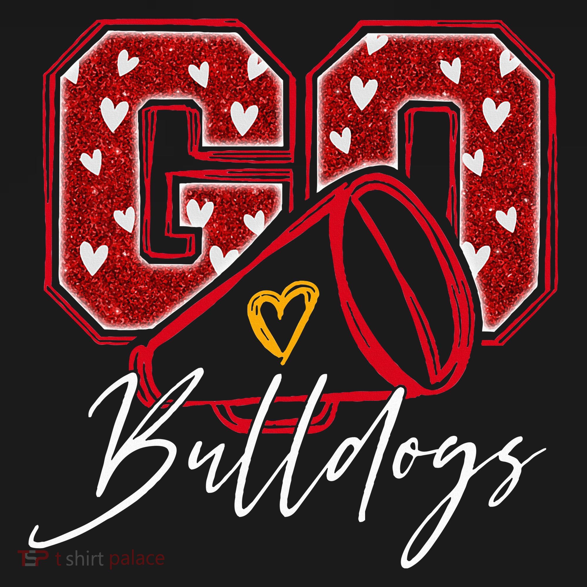 Go Cheer Bulldogs Name Athletic Sports Gift  Women's Hoodie