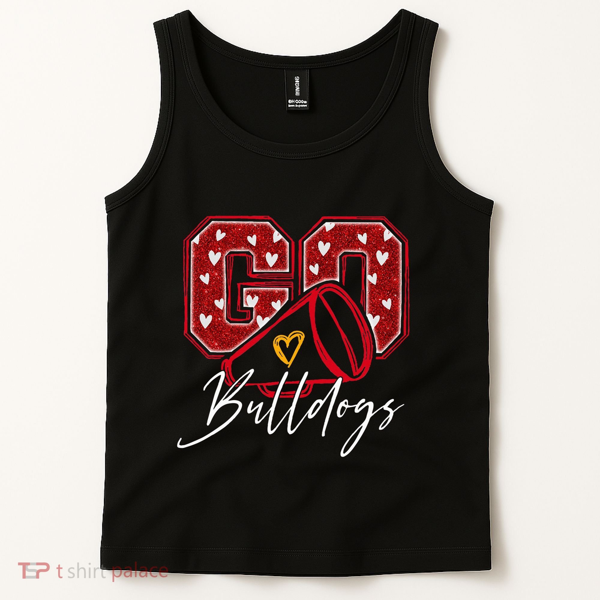 Go Cheer Bulldogs Name Athletic Sports Gift  Tank Top