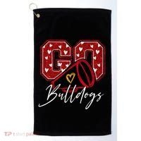 Go Cheer Bulldogs Name Athletic Sports Gift  Golf Towel thumb 0