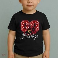 Go Cheer Bulldogs Name Athletic Sports Gift  Toddler T-Shirt thumb 2