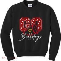 Go Cheer Bulldogs Name Athletic Sports Gift  Kids Sweatshirt thumb 0