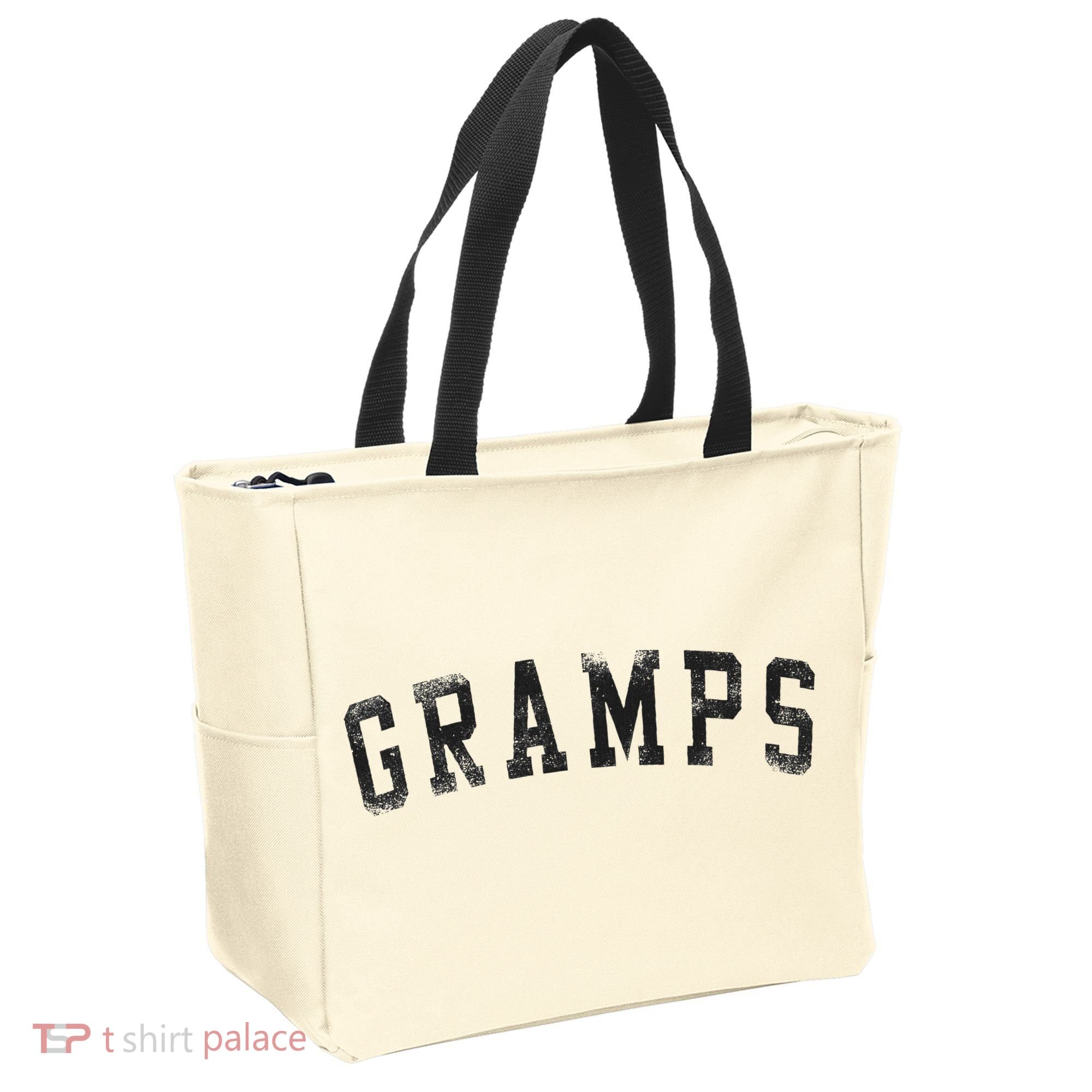Gramps Classic Bold Font Birthday Gramps  Tote Bag