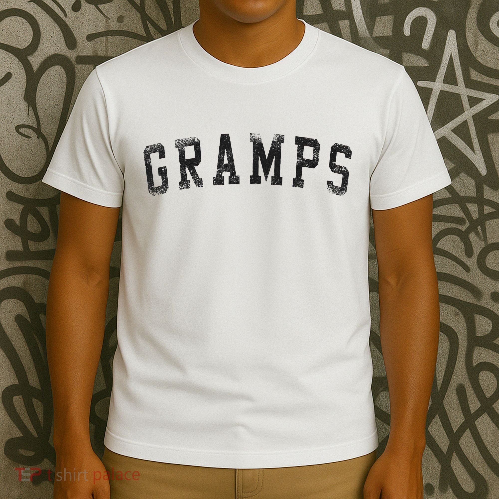 Gramps Classic Bold Font Birthday Gramps  T-Shirt