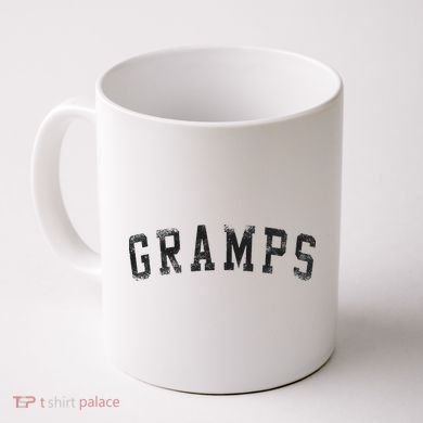 Gramps Classic Bold Font Birthday Gramps  Coffee Mug