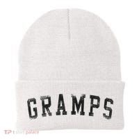 Gramps Classic Bold Font Birthday Gramps  Beanie thumb 0