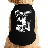 Ginpanse Chimpanzee Chimp Monkey Gin Drink Party Fun Comedy Doggie Tank thumb 0