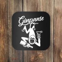 Ginpanse Chimpanzee Chimp Monkey Gin Drink Party Fun Comedy Coaster thumb 0