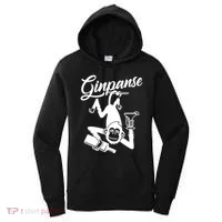 Ginpanse Chimpanzee Chimp Monkey Gin Drink Party Fun Comedy Women's Hoodie thumb 0
