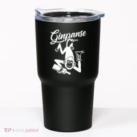 Ginpanse Chimpanzee Chimp Monkey Gin Drink Party Fun Comedy Tumbler thumb 0