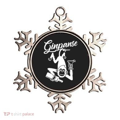 Ginpanse Chimpanzee Chimp Monkey Gin Drink Party Fun Comedy Ornament