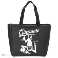 Ginpanse Chimpanzee Chimp Monkey Gin Drink Party Fun Comedy Tote Bag thumb 0