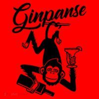 Ginpanse Chimpanzee Chimp Monkey Gin Drink Party Fun Comedy Santa Hat thumb 1
