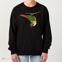 Green Cheek Conure Parrot Bird Conure Women's Sweatshirt thumb 0
