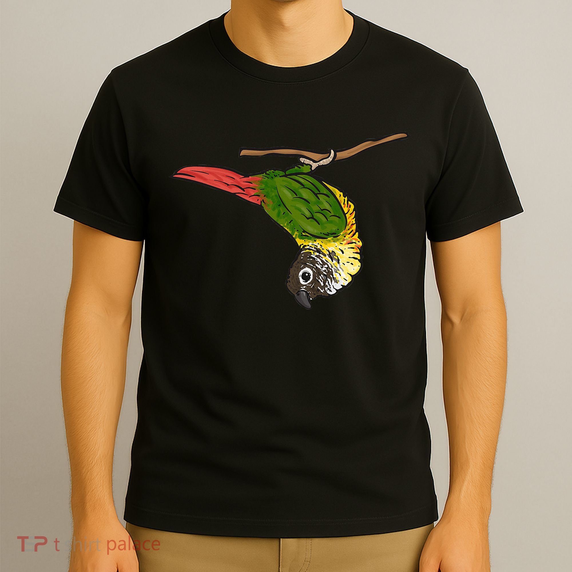 Green Cheek Conure Parrot Bird Conure T-Shirt