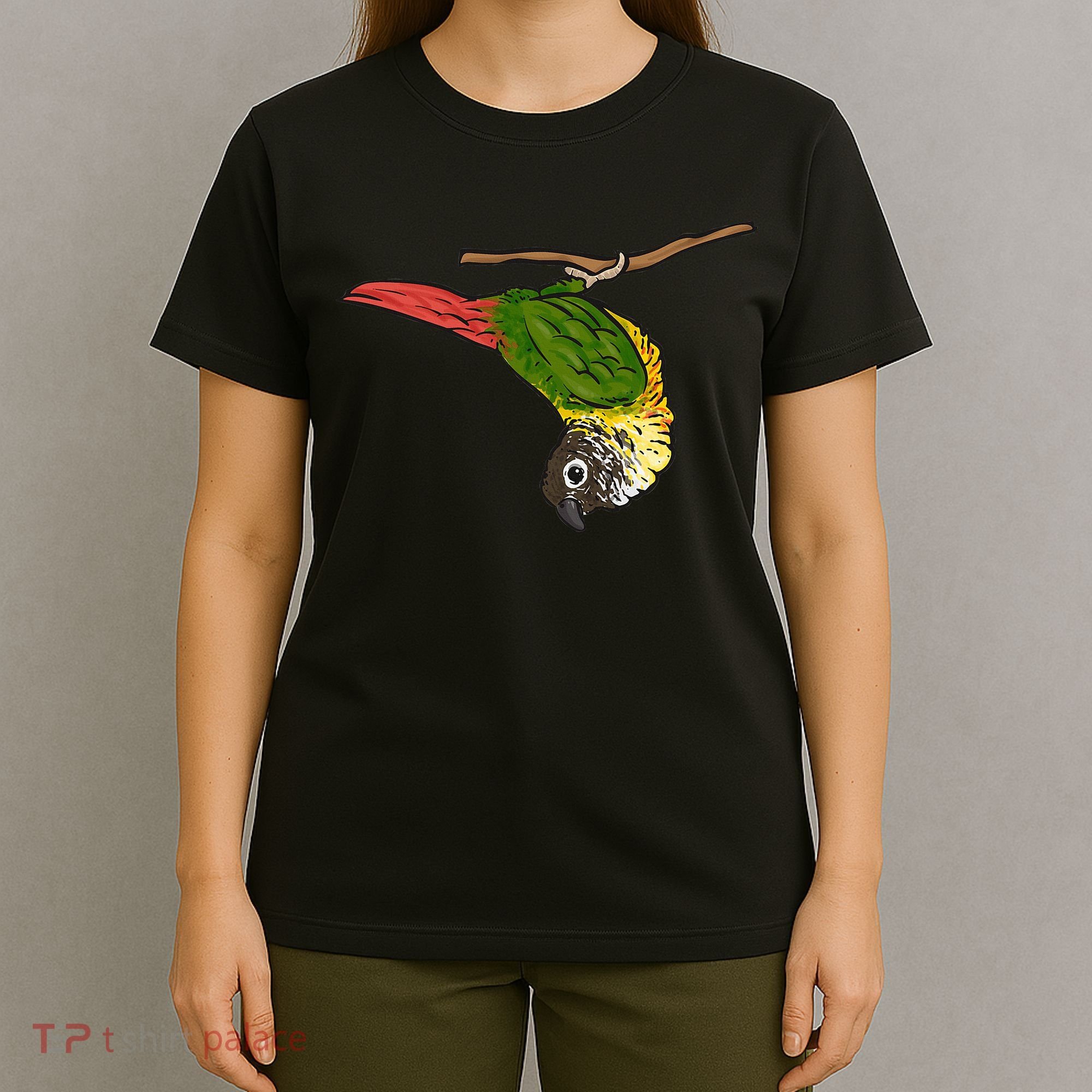 Green Cheek Conure Parrot Bird Conure T-Shirt
