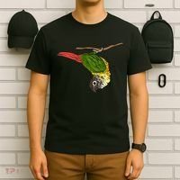 Green Cheek Conure Parrot Bird Conure T-Shirt thumb 6