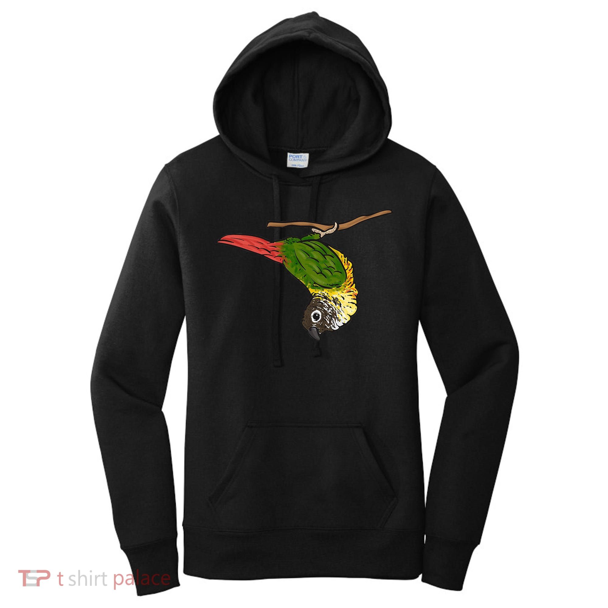 Green Cheek Conure Parrot Bird Conure Women's Hoodie