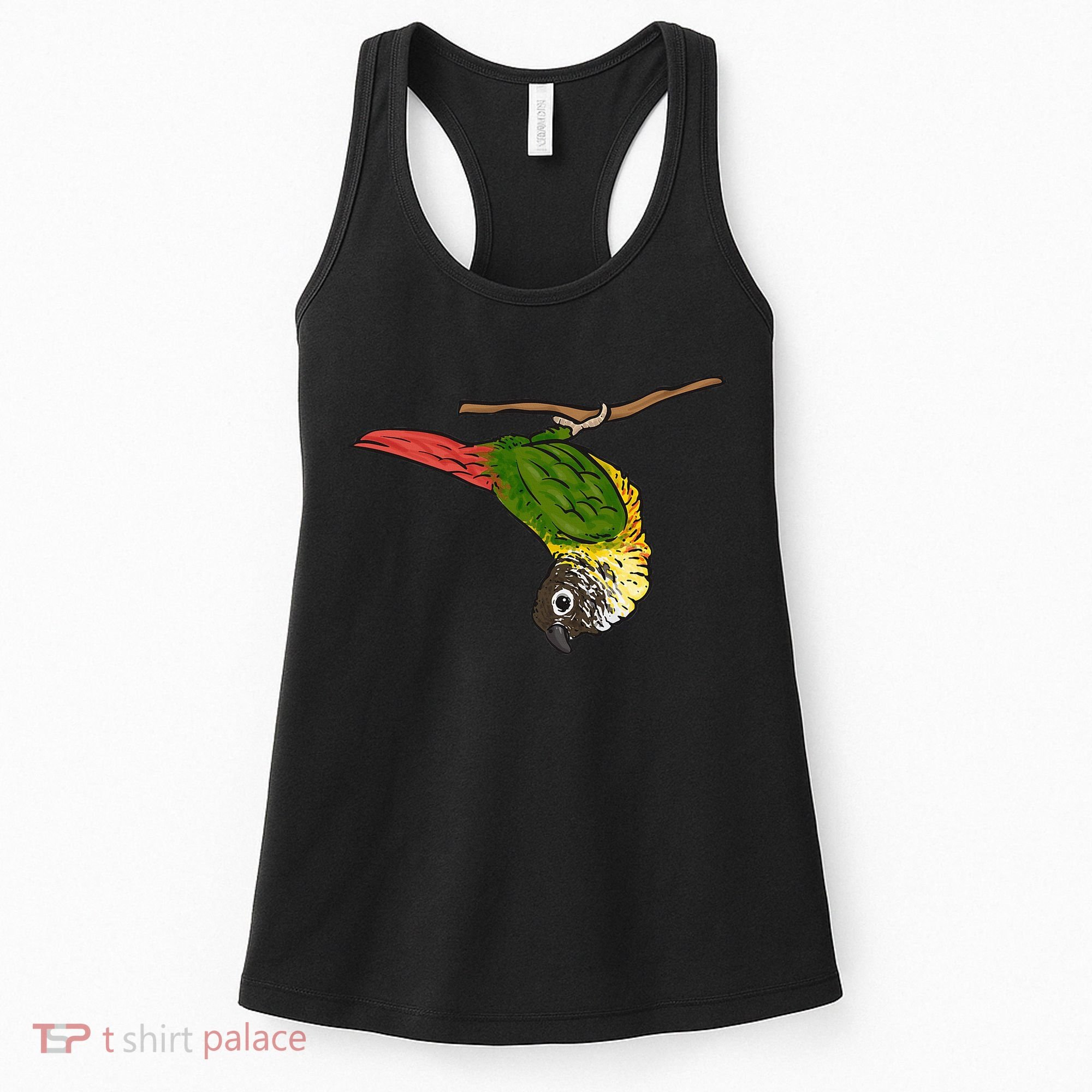 Green Cheek Conure Parrot Bird Conure Women's Tank Top