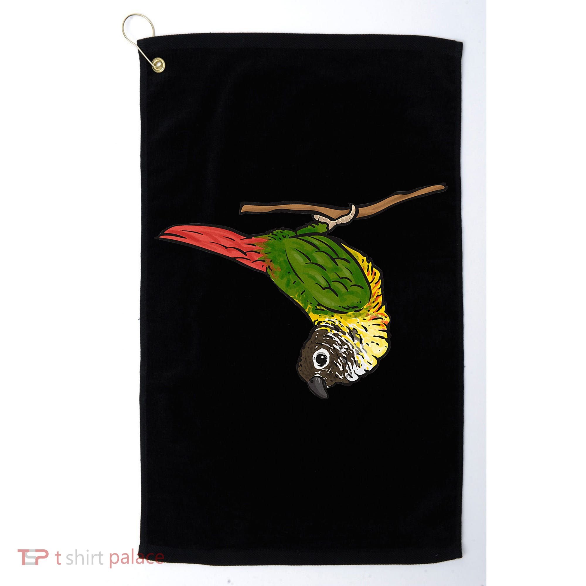 Green Cheek Conure Parrot Bird Conure Golf Towel