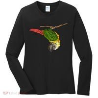 Green Cheek Conure Parrot Bird Conure Women's Long Sleeve Shirt thumb 0