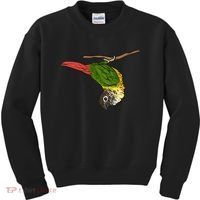 Green Cheek Conure Parrot Bird Conure Kids Sweatshirt thumb 0