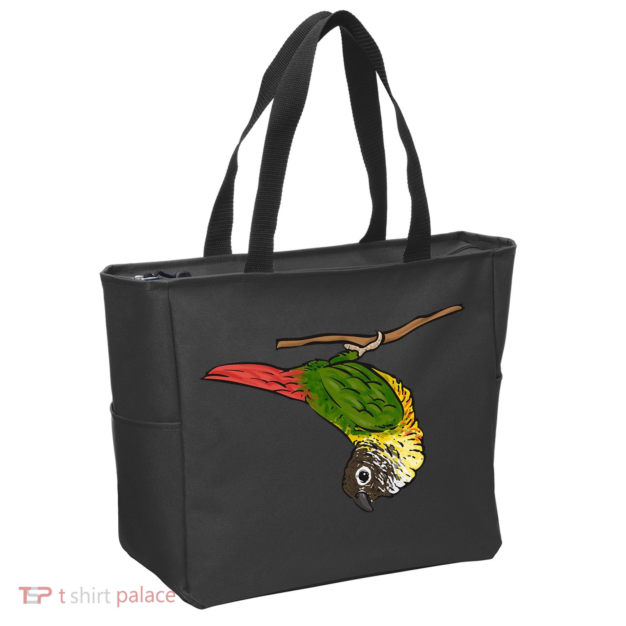 Green Cheek Conure Parrot Bird Conure Tote Bag