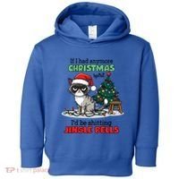 Grumpy Christmas Cat Christmas Jingle Bells Holiday Gift Toddler Hoodie thumb 0