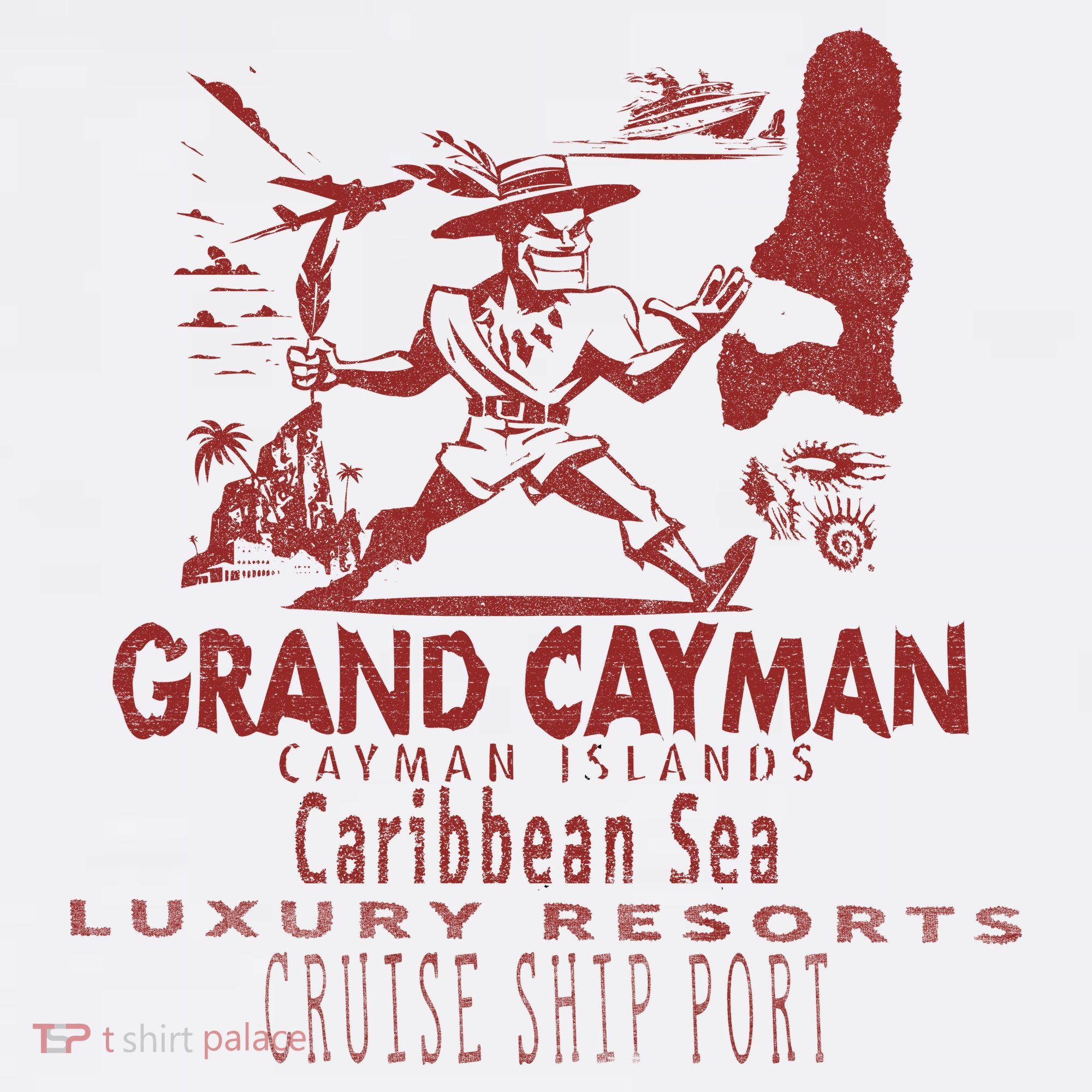 Grand Cayman Cayman Islands Long Sleeve Shirt