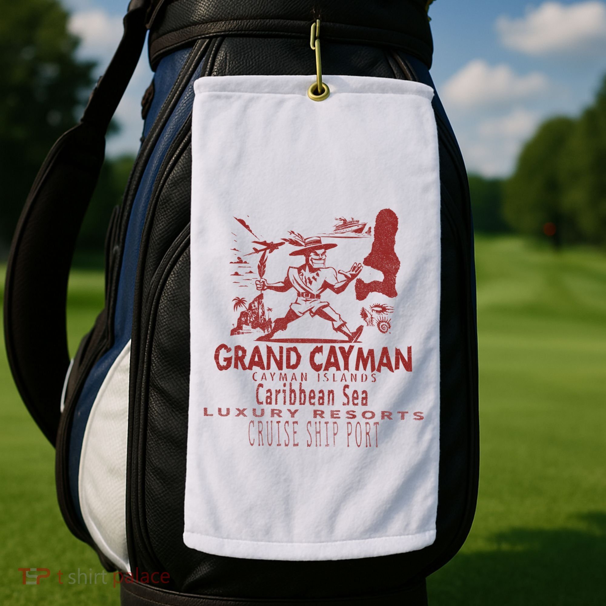 Grand Cayman Cayman Islands Golf Towel