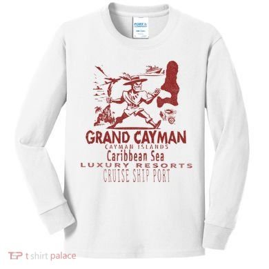 Grand Cayman Cayman Islands Kids Long Sleeve Shirt