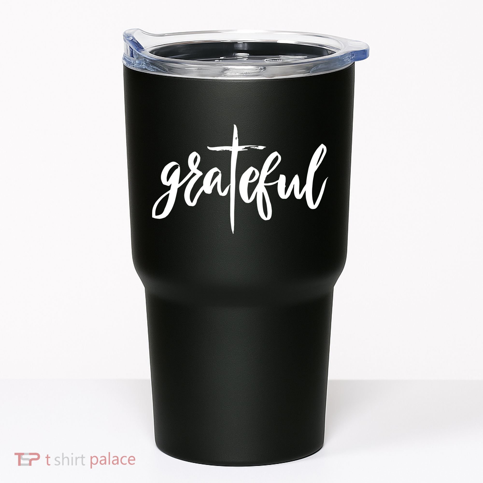Grateful Cross Christianity Tumbler