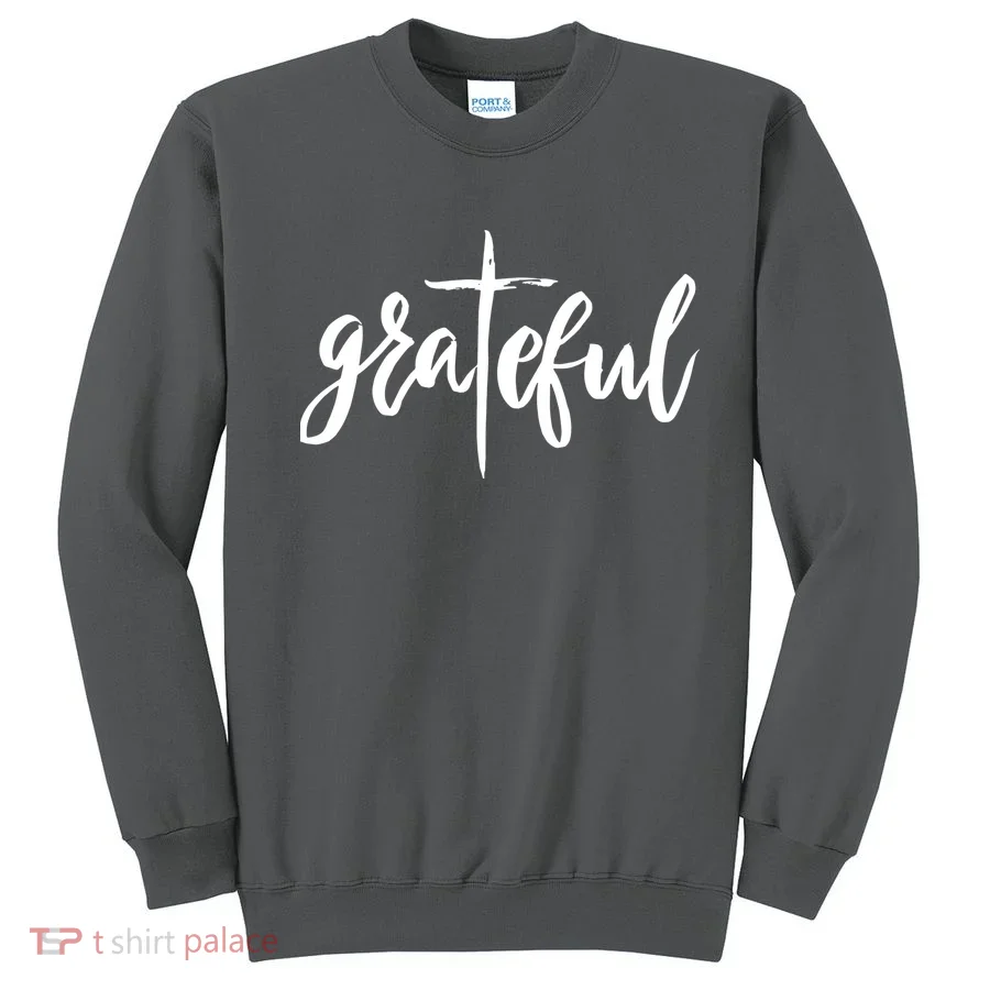 Grateful Cross Christianity Sweatshirt