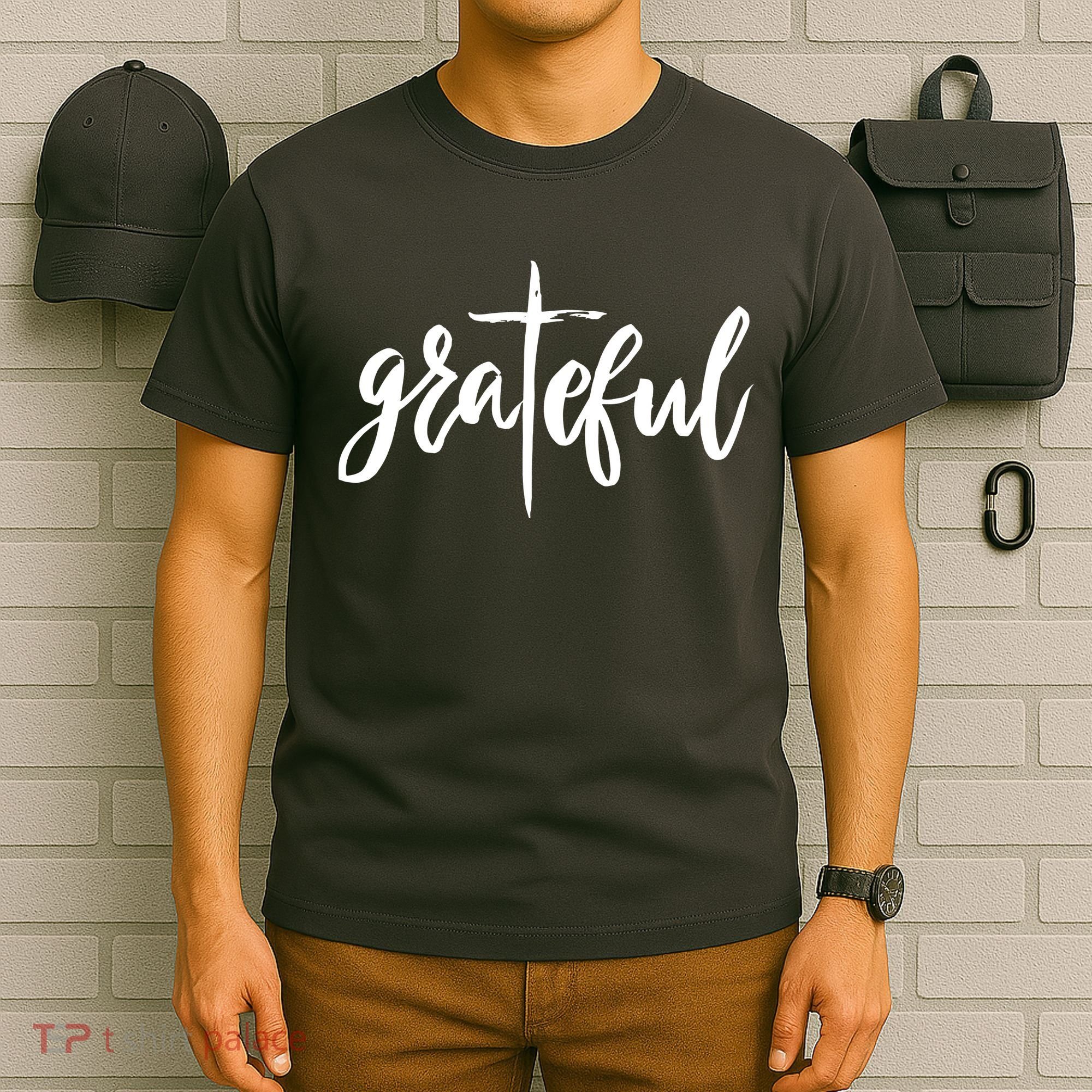 Grateful Cross Christianity T-Shirt