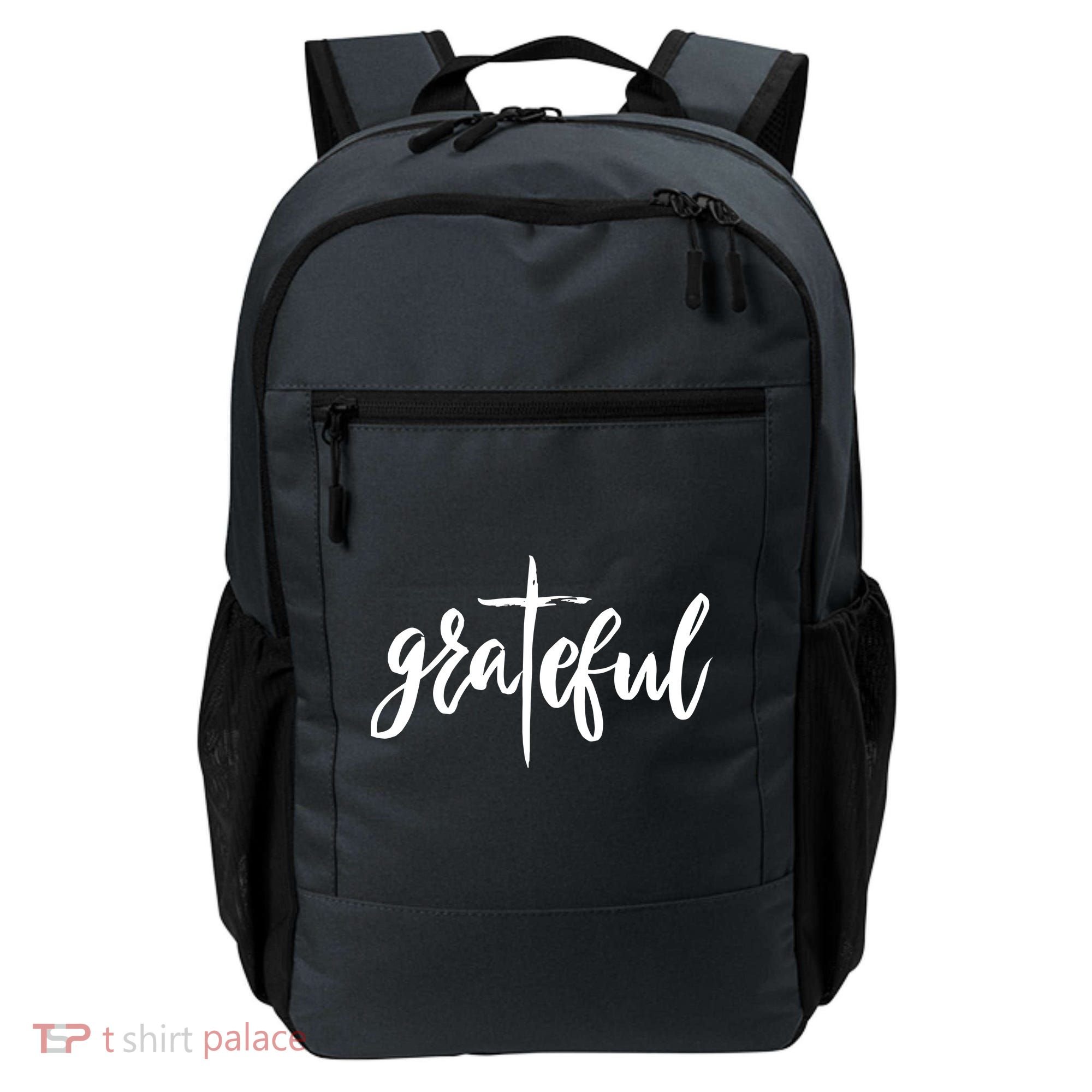 Grateful Cross Christianity Backpack