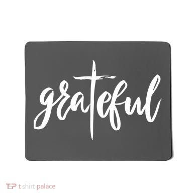 Grateful Cross Christianity Mousepad
