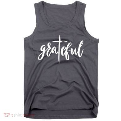 Grateful Cross Christianity Tank Top