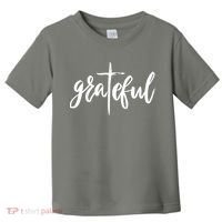 Grateful Cross Christianity Toddler T-Shirt thumb 0